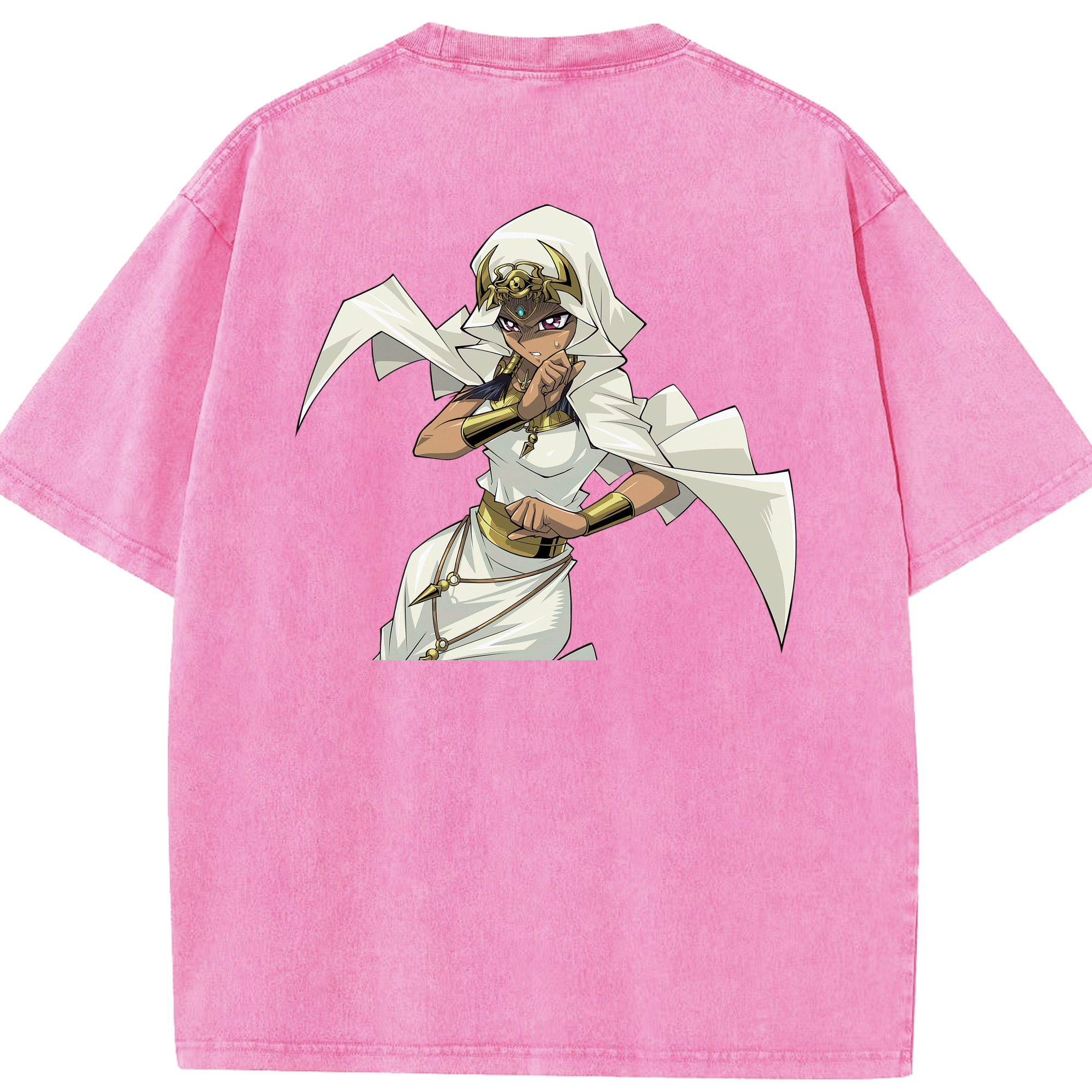 （画像用） 遊☆戯☆王 Yu-Gi-Oh! 綿100% ヴィンテージ風 半袖Tシャツ（背面プリント）
